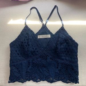Abercrombie and Fitch lace cropped top